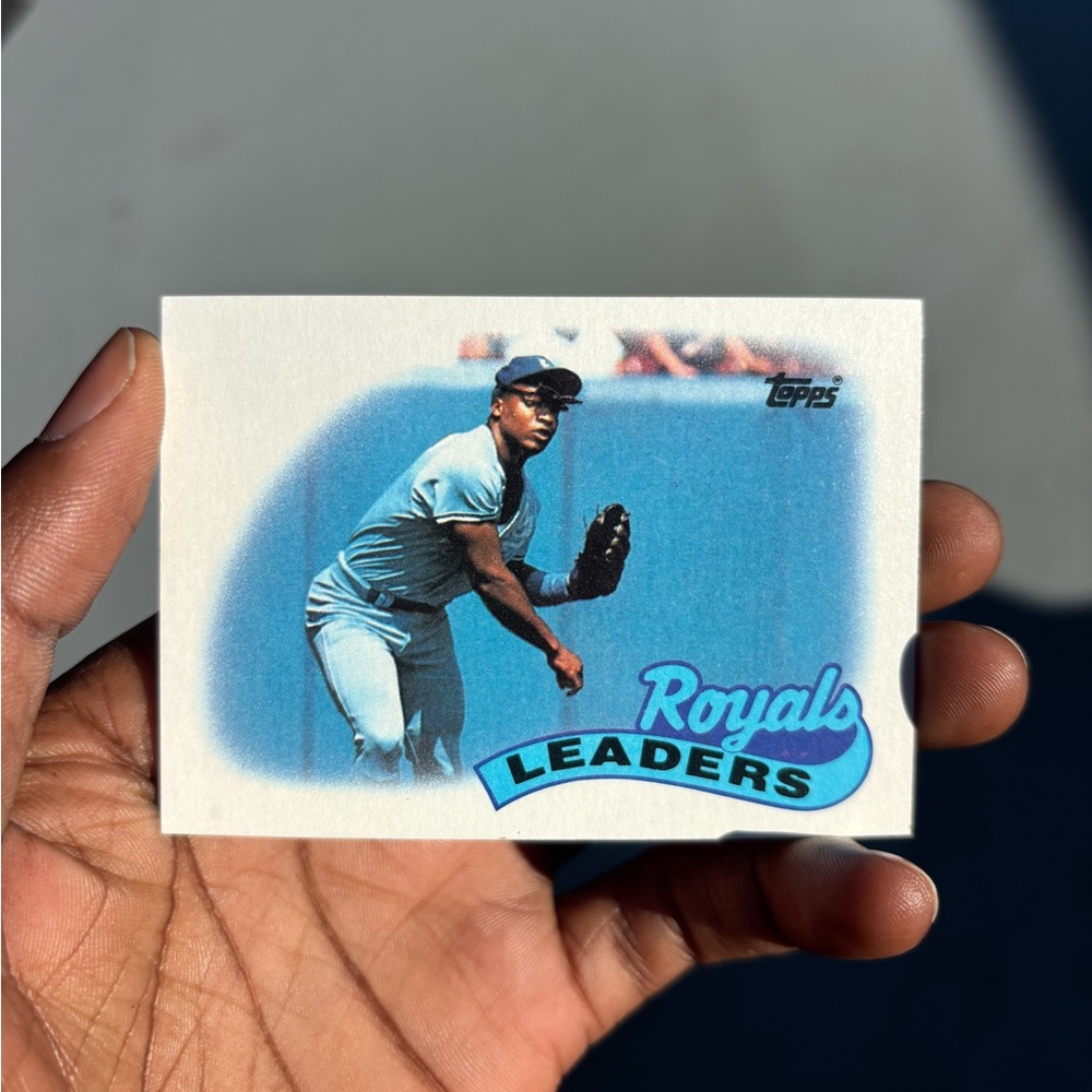 Topps Royals Leaders Baseball Card